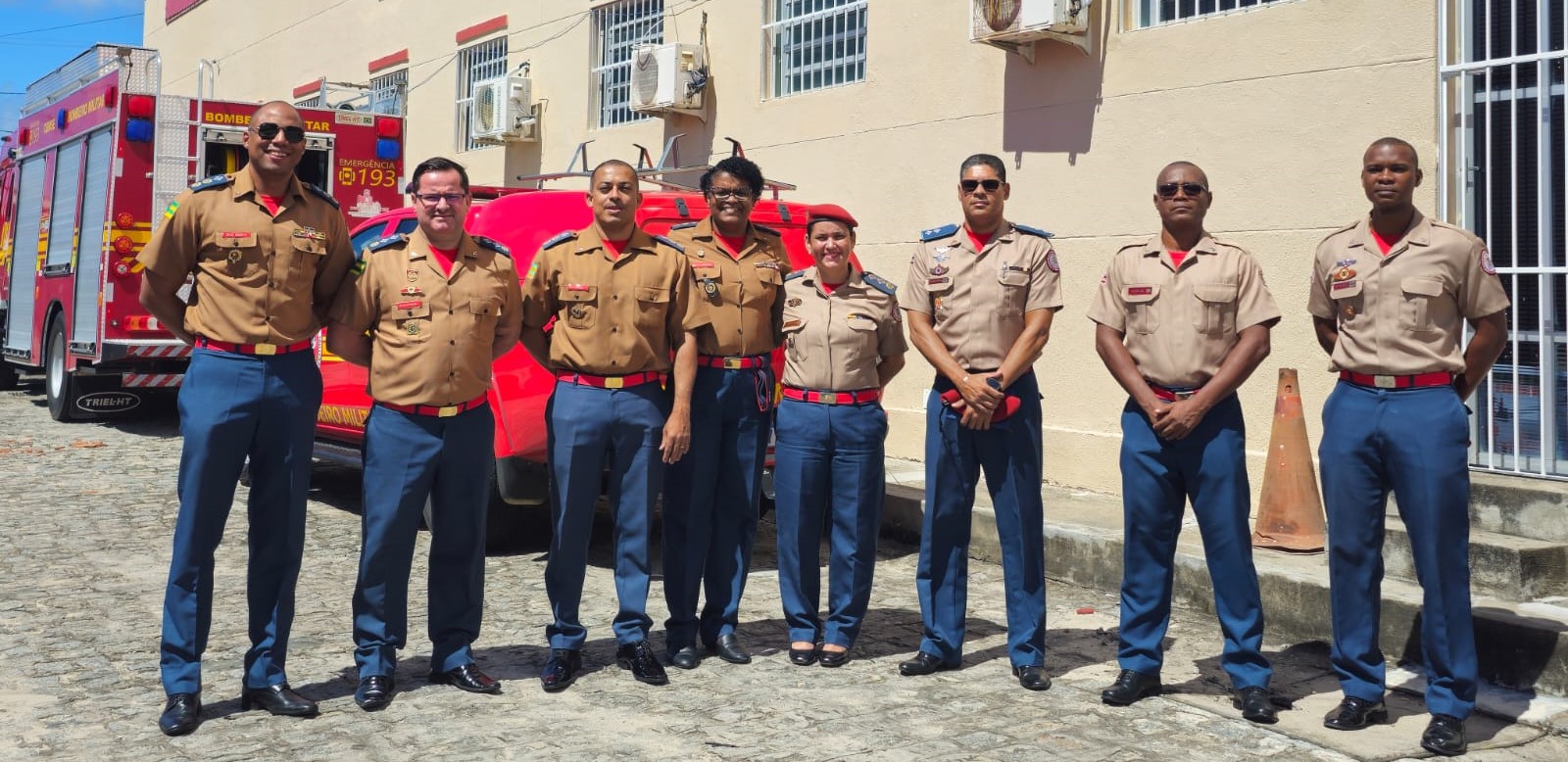 CBMSE recebe visita técnica da Coordenadoria de Gestão de Frota do Corpo de Bombeiros da Bahia