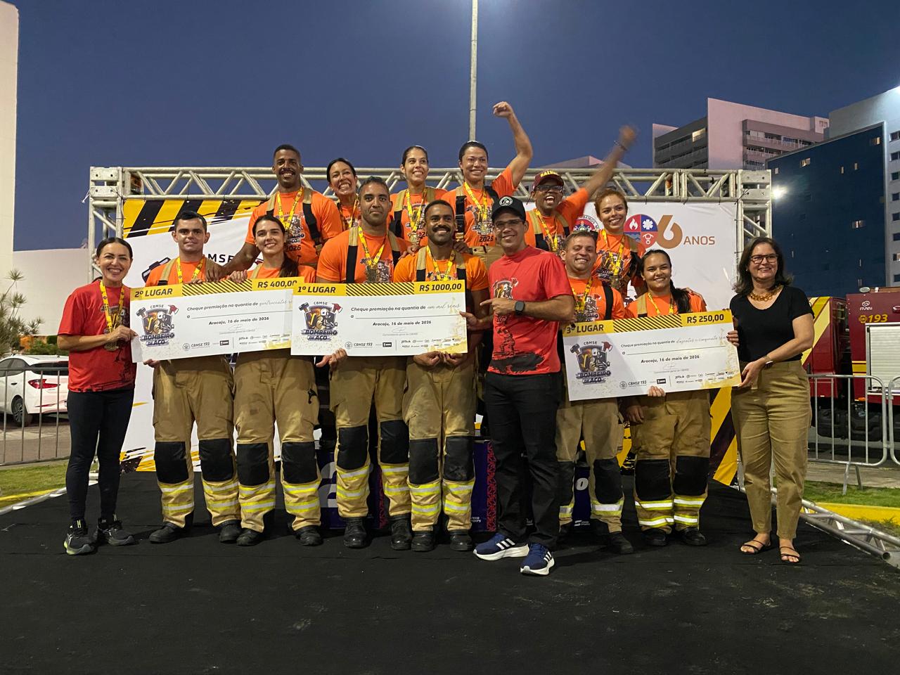 Competição Bombeiro de Aço do Corpo de Bombeiros promoveu preparação para ocorrências e interação com a população